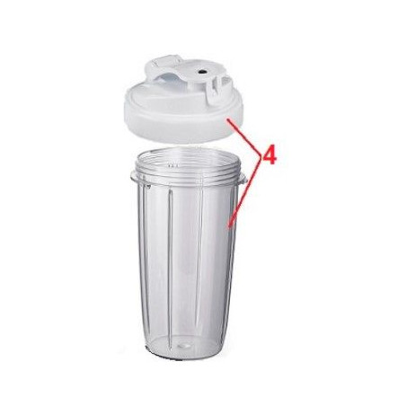 Кана 1l + капак за блендер GORENJE BN1000W
