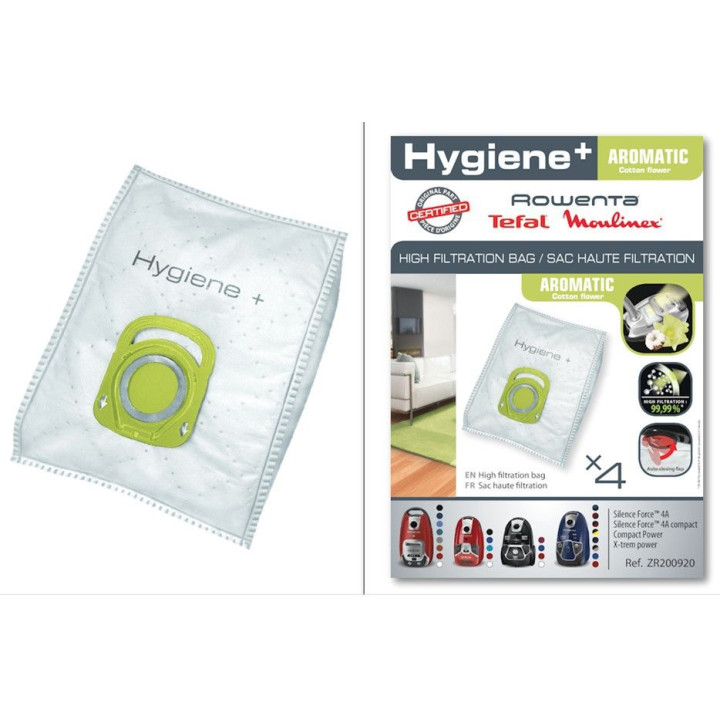 Торбички за прахосмукачка Rowenta ароматизирани