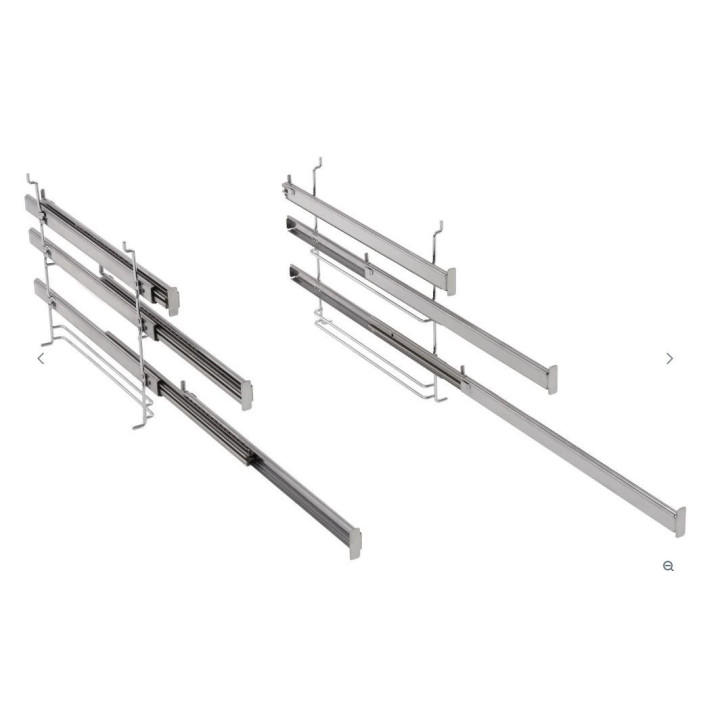 Напълно изтеглящи се телескопични водачи на 3 нива фурна Gorenje