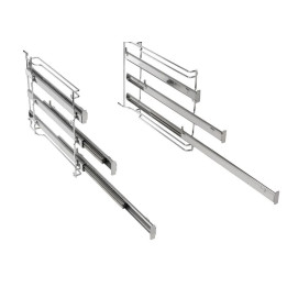 Напълно изтеглящи се телескопични водачи на 3 нива фурна Gorenje