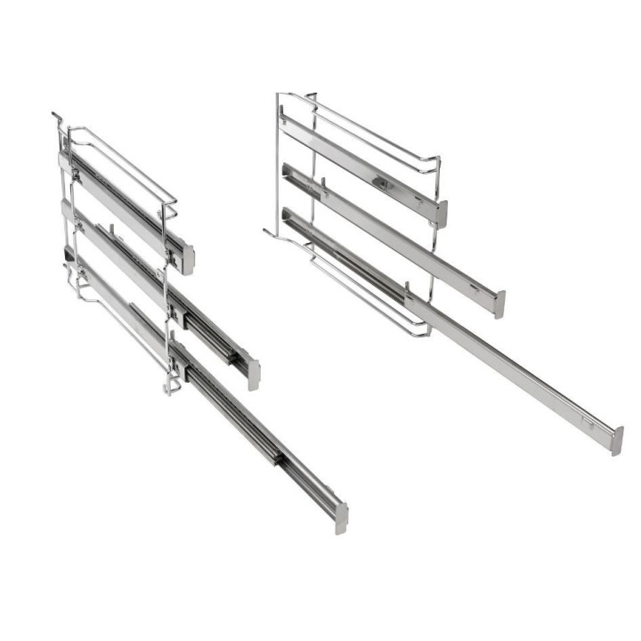 Напълно изтеглящи се телескопични водачи на 3 нива фурна Gorenje