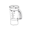 Кана за кухн. робот TEFAL / Moulinex KA253, KA254, KA259, KA313, KA319 QA301, QA307, QA309, QA311, QA317, QA319 QB307, QB309, QB