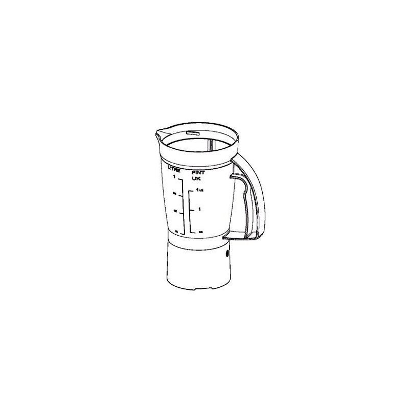 Кана за кухн. робот TEFAL / Moulinex KA253, KA254, KA259, KA313, KA319 QA301, QA307, QA309, QA311, QA317, QA319 QB307, QB309, QB