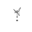 Нож за кана за кухн. робот TEFAL / Moulinex KA253, KA254, KA259, KA313, KA319 QA301, QA307, QA309, QA311, QA317, QA319 QB307, QB