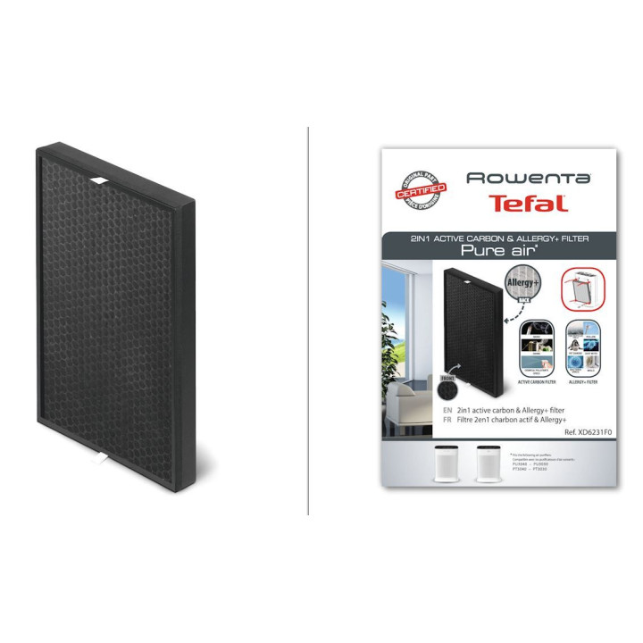 Филтър 2 в 1 Карбонов + Хепа за пречиствател на въздух ROWENTA XD6231F0
