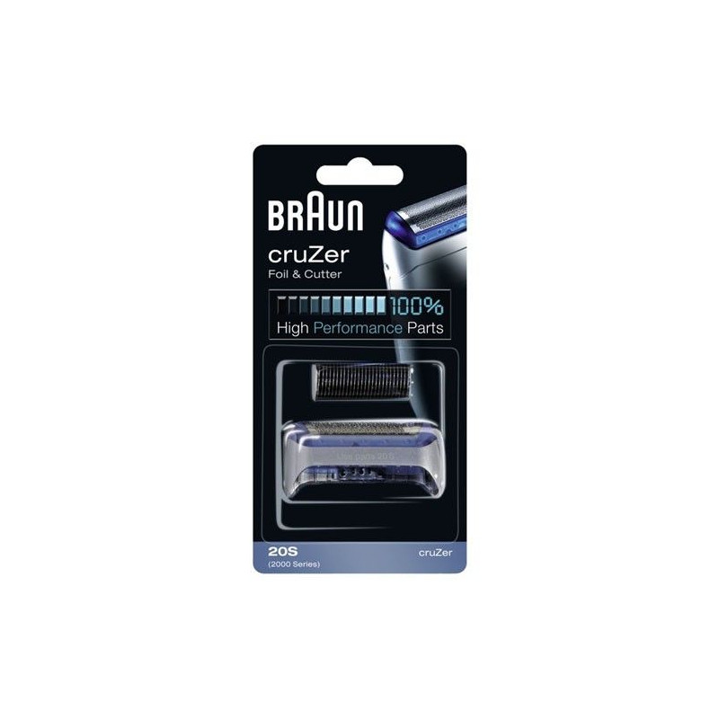 Мрежа + нож за самобръсначка BRAUN (cruZer foil and cutterblock, silver)