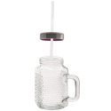 Комплект WMF X Mason от 2 чаши с дръжка 450 ml, сламка и капак 0416780041