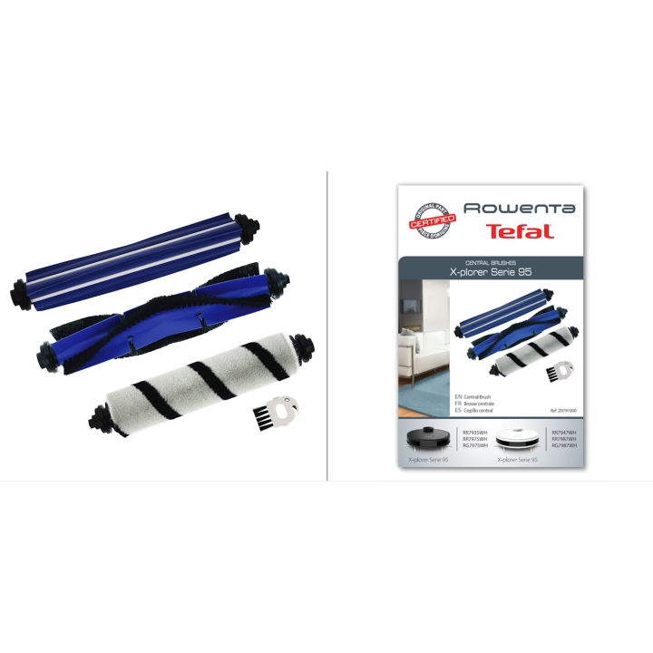 Комплект централни четки за роботизирана прахосмукачка Rowenta S95