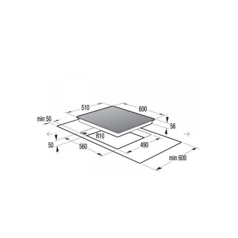 Стъклокерамика за плот Gorenje ECT620CSC