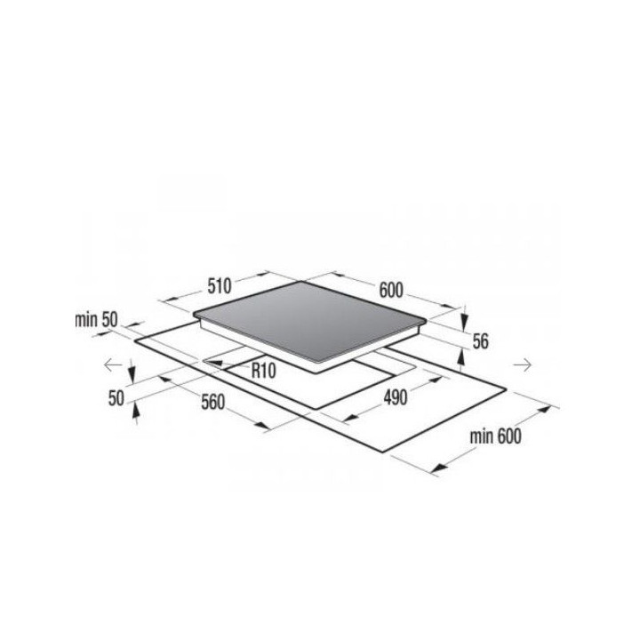 Стъклокерамика за плот Gorenje ECT620CSC