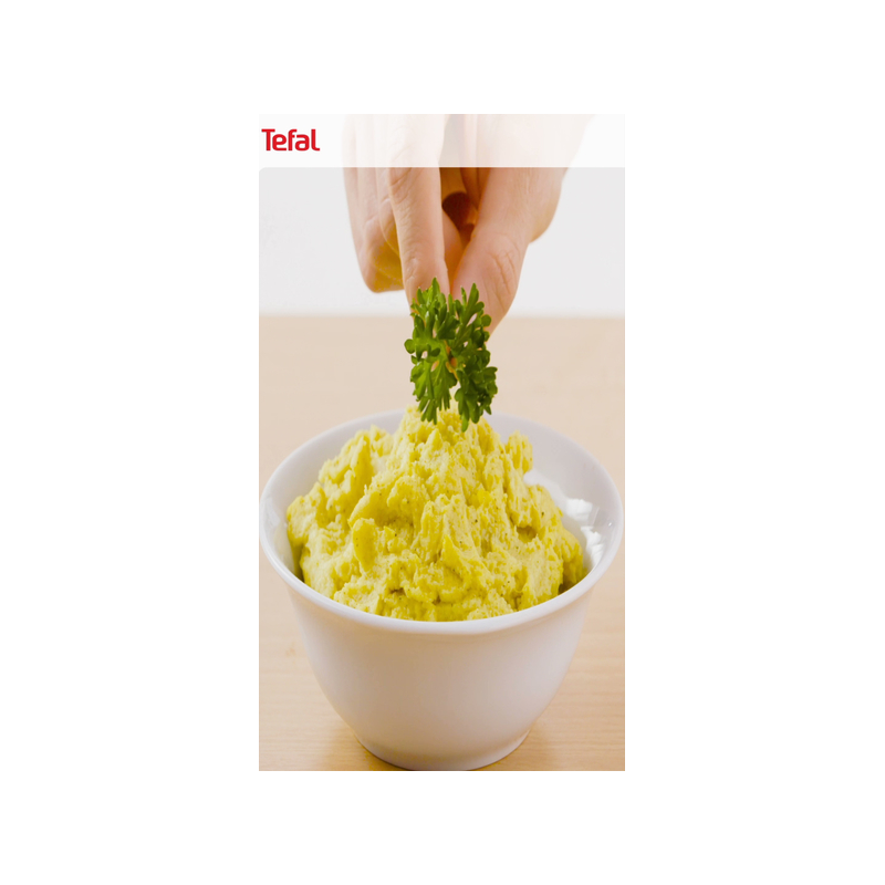 Комплект ръчен чопър TEFAL 900ml + нож за пюрета K1321324