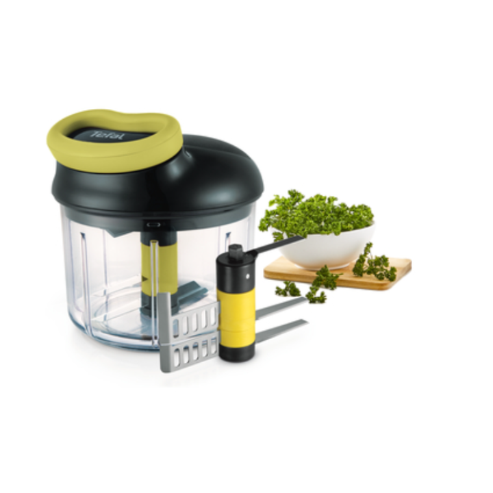 Комплект ръчен чопър TEFAL 900ml + нож за пюрета K1321324