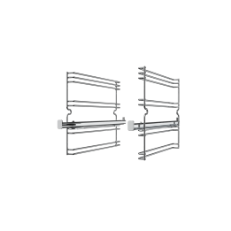 Телескопични водачи - 3 нива фурна Gorenje