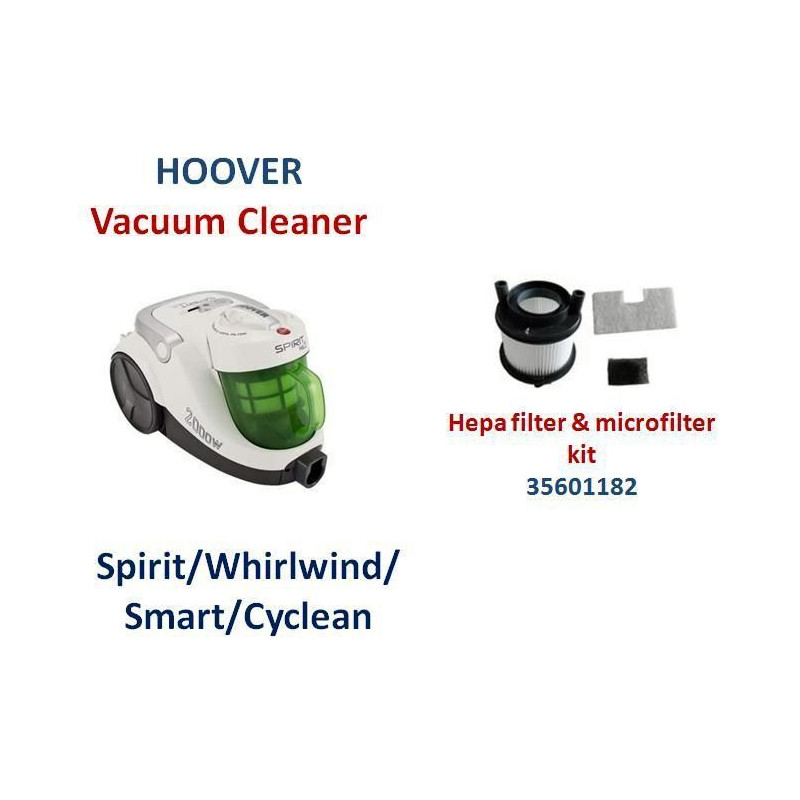 Комплект филтри за прахосмукачка HOOVER (SPIRIT / WHIRLWIND / SMART / CYCLEAN)
