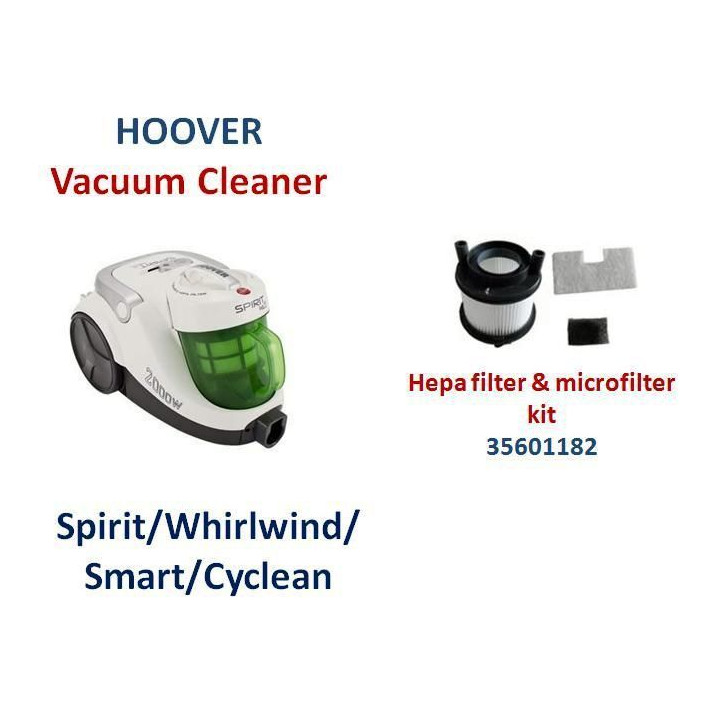Комплект филтри за прахосмукачка HOOVER (SPIRIT / WHIRLWIND / SMART / CYCLEAN)