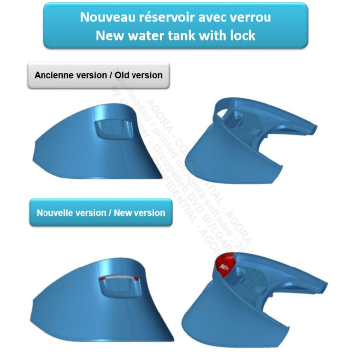 Резервоар за парогенератор Tefal