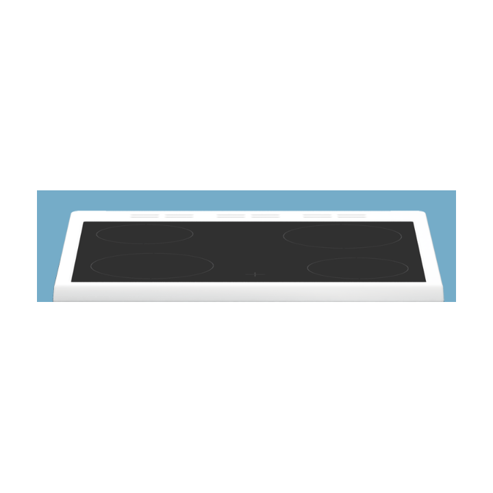 Стъклокерамичен плот за печка BEKO FSE 67300 WCS