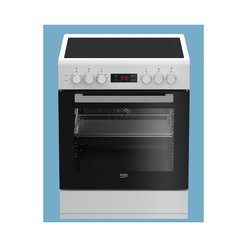 Стъклокерамичен плот за печка BEKO FSE 67300 WCS