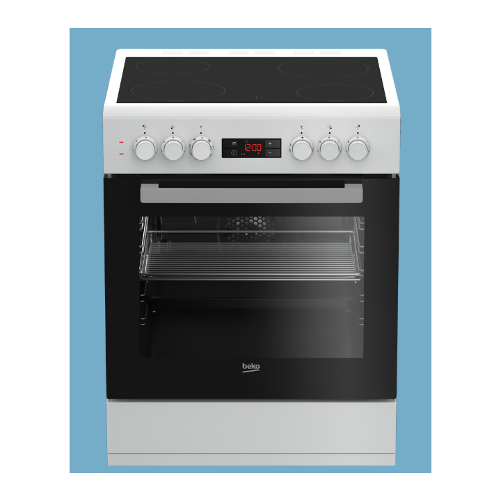 Стъклокерамичен плот за печка BEKO FSE 67300 WCS