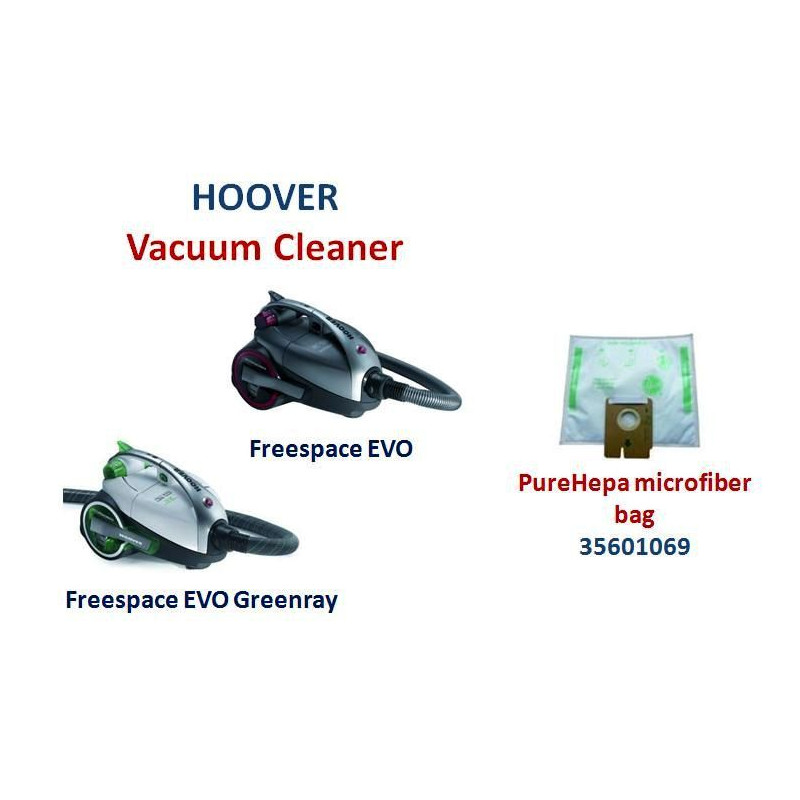 Торбички (х4) за прахосмукачка HOOVER (FREESPACE EVO)