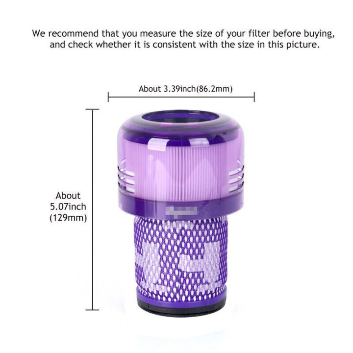 Комбиниран цилиндричен филтър за Dyson V11 и V15