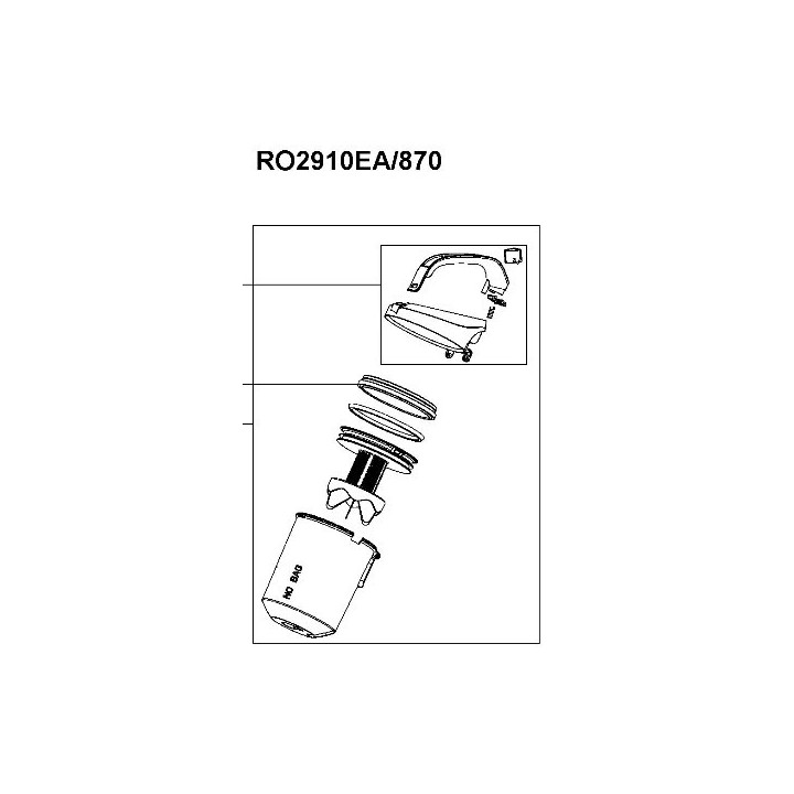 Контейнер за прахосмукачка ROWENTA