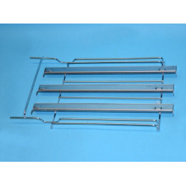 Ляв телескопичен водач на 3 нива фурна Gorenje - напълно изтеглящи се