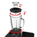 Комплект аксесоари 5 в 1 за кухненски робот Tefal Coach Mix & Drink XF650038, Предназначен за смесване, смилане, нарязване и раз