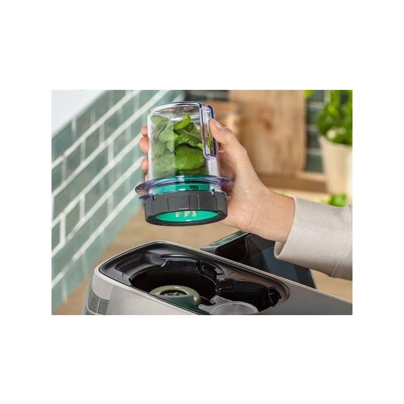 Комплект аксесоари 5 в 1 за кухненски робот Tefal Coach Mix & Drink XF650038, Предназначен за смесване, смилане, нарязване и раз