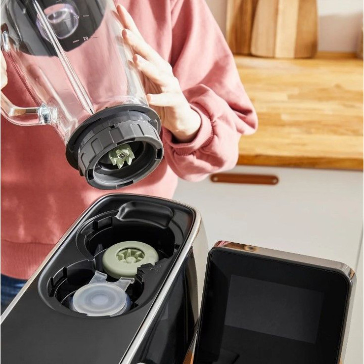 Комплект аксесоари 5 в 1 за кухненски робот Tefal Coach Mix & Drink XF650038, Предназначен за смесване, смилане, нарязване и раз