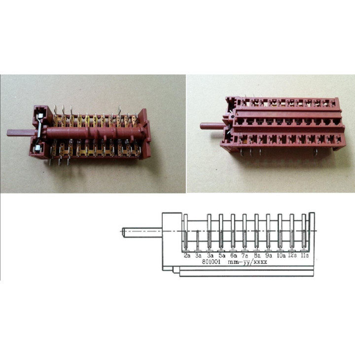 Ключ селекторен фурна Hansa / Amica