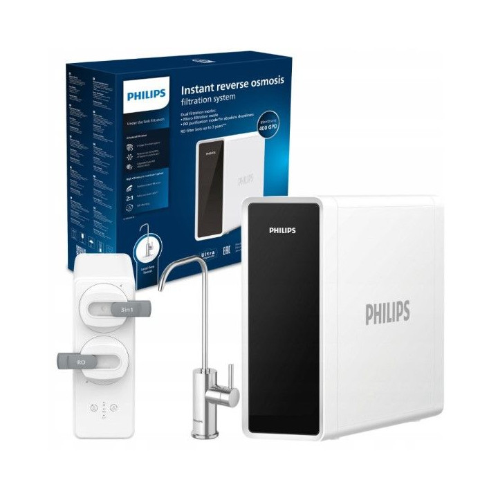 СИСТЕМА ЗА ФИЛТРИРАНЕ НА ВОДАТА С МОНТАЖ ПОД МИВКАТА PHILLIPS AUT4030R400/10