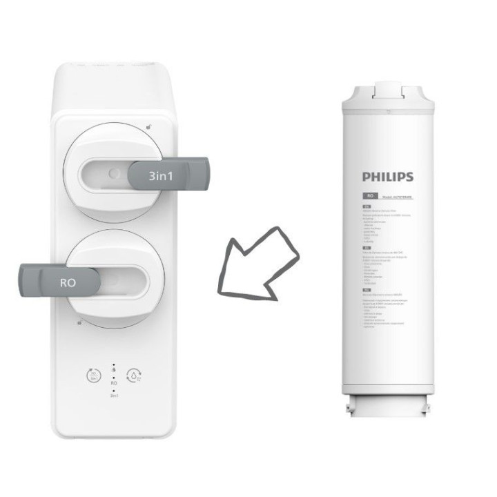 Резервен филтър с мембрана за обратна осмоза PHILIPS 400gpd за aut4030r400/10