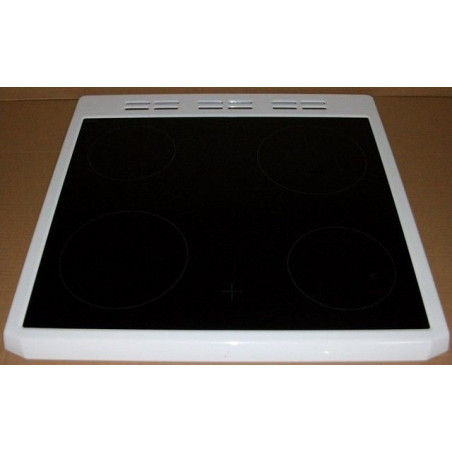 Стъкло плот печка BEKO с рамка (бяла) 