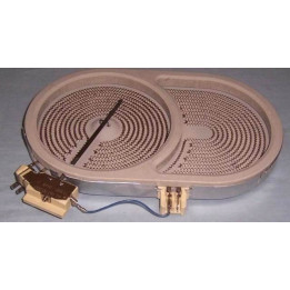 Плоча за печка BEKO (стъклокерамична кръг в елипса, D140X250, 1100/2000W)