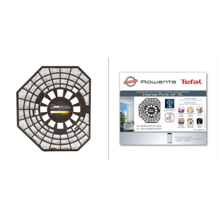 Филтър за пречиствател на въздух ROWENTA      PU6020     PU6025     PU6040     PU6065     PU6066     PU6075     PU6080     PU608