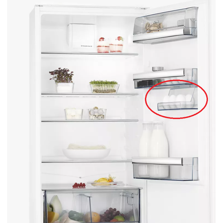 Плъзгаща се полица за рафт на хладилник AEG/ ELECTROLUX 402 мм / 250 мм.