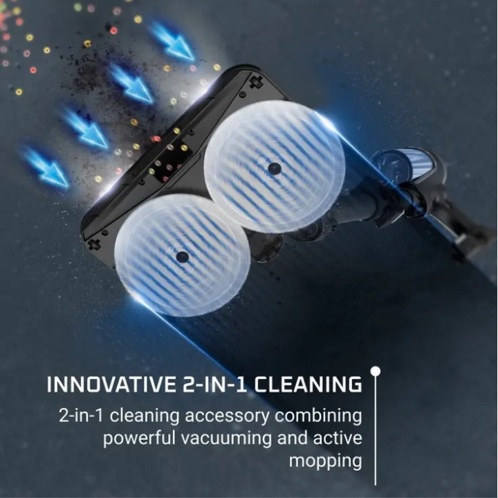 Aктивна глава 2 в 1 Aerospin за прахосмукачка ROWENTA ZR009C00 засмукване и активно измиване с вода