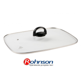 Стъклен капак с дръжка за електрическа скара Rohnson R2505