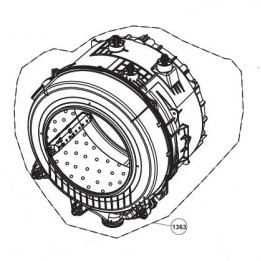 Kазан комплект с барабан пералня Beko