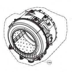 Kазан комплект с барабан пералня Beko