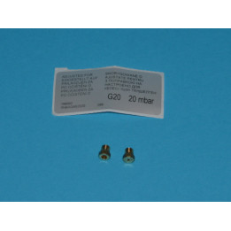 Дюзи за плот Gorenje - за природен газ G20