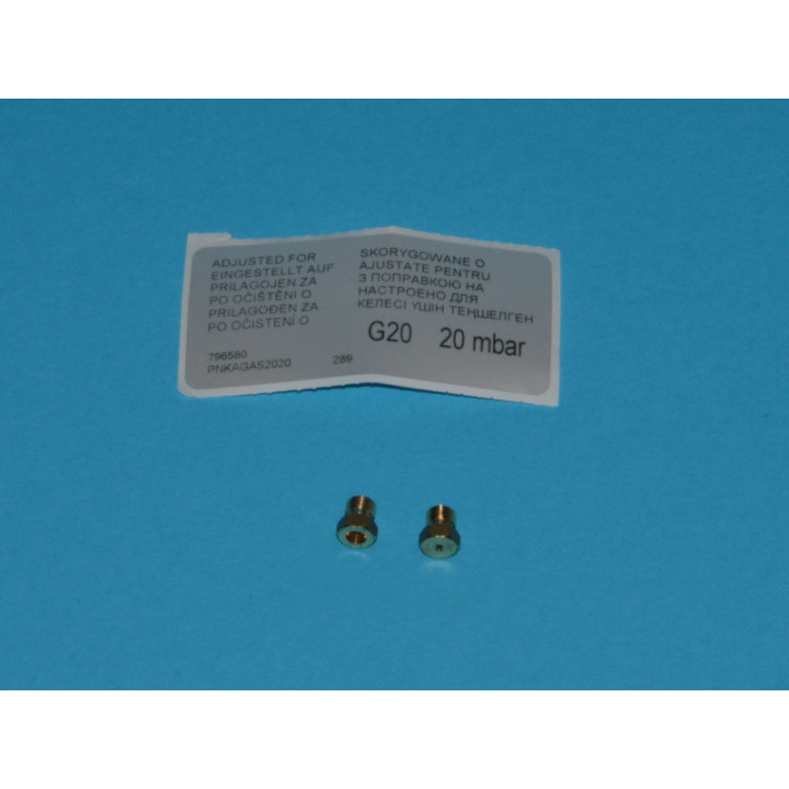 Дюзи за плот Gorenje - за природен газ G20