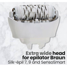 Глава Extra Wide за епилатор Braun