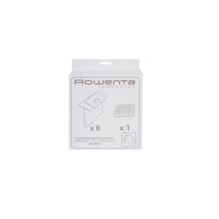 6хТорбичка и 1 хепафилтър за прахосмукачка Rowenta